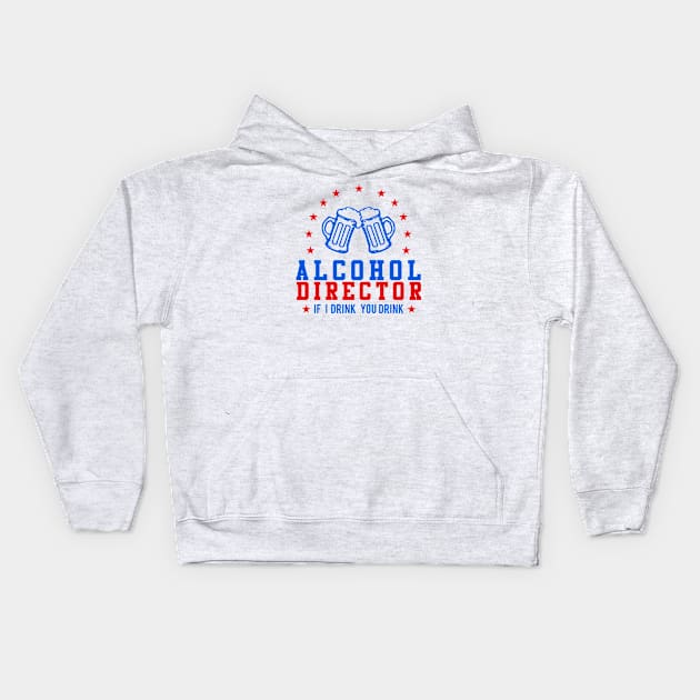 4th of July | God Bless America | Fourth Of July Patriotic Proud To Be American Gift Ideas | Red White Blue | freedom fireworks barbeque & beer Kids Hoodie by johnii1422